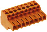 1597420000 Weidmuller, 3.5mm Pitch, BL, 8 Way, Pluggable Terminal Block, Plug, Cable Mount, Screw Down Termination,