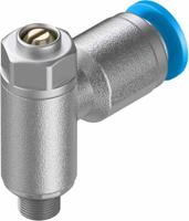 grla-m5-qs-4-d Festo GRLA Series Tube Exhaust Valve, 4mm Tube Inlet Port x M5 Male Outlet Port x 4mm Tube Outlet Port, 193138