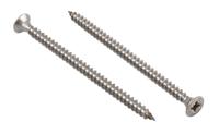 144-3516 RS PRO Pozidriv Countersunk Stainless Steel Wood Screw, A2 304, 6mm Thread, 100mm Length