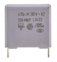 bfc233920474 Vishay MKP 339 Polypropylene Film Capacitor, 310V ac, ±20%, 470nF, Through Hole