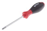 00772 Wiha Pozidriv  Screwdriver, PZ2 Tip, 100 mm Blade, 218 mm Overall