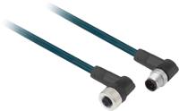 xzcr1512041c2 Telemecanique Sensors Male 4 way M12 to Female 4 way M12 Sensor Actuator Cable, 2 m