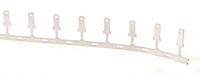 62395-1 TE Connectivity FASTON .110 Uninsulated Male Spade Connector, PCB Tab, 2.79 x 0.51mm Tab Size