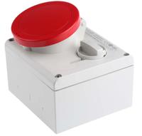 5003287 Scame Switchable IP44 Industrial Interlock Socket 3P+N+E, Earthing Position 6h, 32A, 400 V