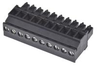 1798610000 Weidmuller, 3.81mm Pitch, BC 3.81, 10 Way, Right Angle, Pluggable Terminal Block, Plug, Cable Mount, Screw Termination,