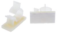 817-8937 RS PRO White Nylon cable clamp, 15.4mm Max. Bundle