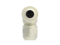 t4113012041-000 TE Connectivity Circular Connector, 4 Contacts, Cable, M12 Connector, Plug, Male, IP67, T411 Series