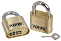 180ib50 ABUS Key Weatherproof Brass, Stainless Steel Weatherproof Padlock, 8mm Shackle, 53mm Body