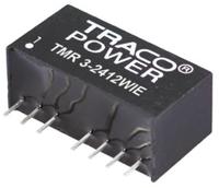 tmr-3-2423wie TRACOPOWER TMR 3WIE DC-DC Converter, ±15V dc/ ±100mA Output, 9 → 36 V dc Input, 3W, Through Hole, +85°C Max Temp