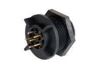 px041306spc Bulgin Circular Connector, 6 Contacts, PCB, Miniature Connector, Socket, Female, IP68, Buccaneer 400 Series