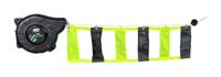 enr200nj Viso Black & Yellow Polyester Chain Barrier, 15m, Black, Yellow Tape