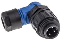 c01620k00310010 Amphenol Industrial Circular Connector, 3 Contacts, Cable, Standard Connector, Plug, Male, IP67, Ecomate M Series