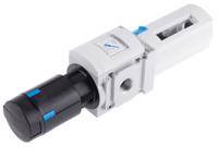 ms6-lfr-12-d6-erm-as Festo MS6-LFR Polycarbonate Filter Regulator, 40μm, G 1/2, Manual, 20 bar, 529180