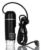 196-4075 RS PRO USB  Digital Microscope, 5M pixels, 20x → 200x Magnification