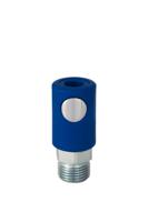 325-555 RS PRO Plastic, Steel Female Pneumatic Quick Connect Coupling, BSP 1/8 Male Threaded