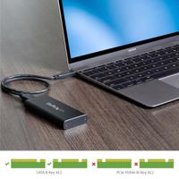 sm21bmu31c3 StarTech.com M.2 SATA Hard Drive Enclosure, USB 3.1