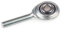 198-9061 RS PRO M5 x 0.8 Male Steel Rod End, 5mm Bore, 41mm Long, Metric Thread Standard, Male Connection Gender
