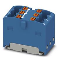 3002761 Phoenix Contact Distribution Block, 6 Way, 2.5mm², 17.5A, 450 V, Blue