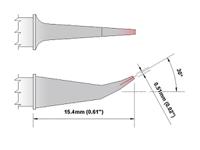 m6md575 Thermaltronics 0.51 mm Bent Chisel Soldering Iron Tip