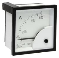 d72sd5a0-600a HOBUT D72SD Analogue Panel Ammeter 0/600A For 600/5A CT AC, 72mm x 72mm Moving Iron