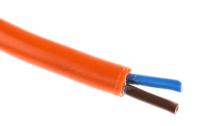 491-807 RS PRO 3182Y 0.75 mm² 2 Core Power Cable, H05VV-F, Orange PVC, 100m