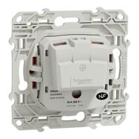 s52009903 Schneider Electric Red, 1 Gang, Odace