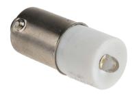 212-480 RS PRO White LED Indicator Lamp, 24V ac/dc, BA9s Base, 10mm Diameter, 2070mcd