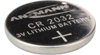 5020122-520 Ansmann CR2032 Button Battery, 3V, 20mm Diameter