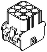 5084-2090 Molex, MLX Female Connector Housing, 9 Way, 3 Row