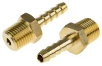 506-7187 RS PRO Hose Connector, Straight Hose Tail Adaptor, G 1/4in 1/4in ID