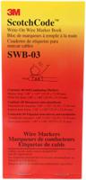swb-03 3M SWB -03 Adhesive Cable Marker Book, White, 8 → 15mm Cable, SWB-03