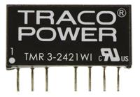 tmr-3-2421wi TRACOPOWER TMR 3WI DC-DC Converter, ±5V dc/ ±300mA Output, 9 → 36 V dc Input, 3W, Through Hole, +85°C Max Temp