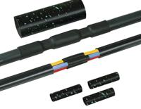 380-04011-lvk-4x95-300-po-x-bk HellermannTyton LVK Heat-Shrink Cable Joint Kit, 95 → 300mm²