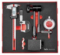 tedimm Teng Tools 3 Piece Measuring Tool Tool Kit with Foam Inlay