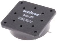scs-32-s-sp02-fp Sonitron Piezoelectric Miniature Speaker, 80dB, 500 → 8000 Hz, 66nF, 32.4 (Dia.) x 9.7mm
