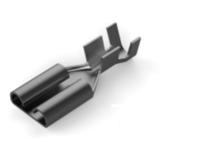 280223-2 TE Connectivity FASTON .375 Uninsulated Female Spade Connector, Receptacle, 9.53 x 1.19mm Tab Size, 4mm² to 6mm²