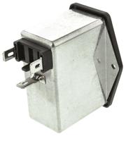 fn284-1-06 Schaffner 1A, 250 V ac Male Panel Mount IEC Filter 2 Pole FN284-1-06, Faston 2 Fuse