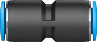 qs-12 Festo QS Series Straight Tube-to-Tube Adaptor, Push In 12 mm to Push In 12 mm, Tube-to-Tube Connection Style, 153035