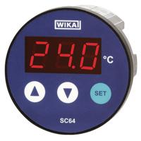 14054709 WIKA Panel Mount PID Temperature Controller, 64mm Relay, 12 → 24 V ac, 16 → 36 V dc Supply Voltage