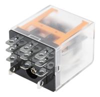 121-7818 RS PRO Plug In Power Relay, 110V ac Coil, 10A Switching Current, 3PDT