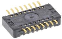 55560-0168 Molex SlimStack Series Straight Surface PCB Header, 16 Contact(s), 0.5 mm Pitch, 2 Row, Shrouded