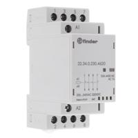 223402304620 Finder 22 Contactor, 230 V ac Coil, 4-Pole, 25 A, 4 kW 230 V, 2 NO/2 NC, 250 V dc, 440V ac