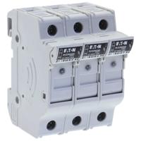 chcc3diu Eaton 30A Rail Mount Fuse Holder for 10 x 38mm Fuse, 3P, 600V ac