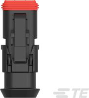 dt06-2s-te82-2-2303815-4 Deutsch, DEUTSCH DT Automotive Connector Plug Black 2 Way DT06-2S-TE82 / 2-2303815-4