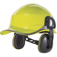 interlighthe Delta Plus INTERLAGOS LIGHT HE Wireless Ear Defender with Helmet Attachment, 26dB, Grey, Noise Cancelling Microphone