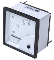 d72mis40a1-001 HOBUT D72SD Analogue Panel Ammeter 0/40A Direct Connected AC, 72mm x 72mm Moving Iron