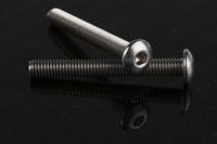 304-4766 RS PRO Stainless Steel Hex Socket Button Screw, ISO 7380, M5 x 40mm