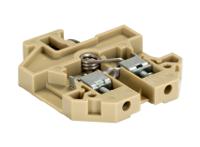 0497560000 Weidmuller  RSF 3 PA Series Beige, Yellow, 4mm², Single-Level, Feed Through Termination