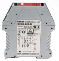 g9sb-200-b-acdc24 Omron G9SB Safety Relay 24V ac/dc, Dual-Channel 2 Safety Contacts