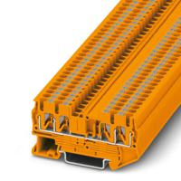 3001373 Phoenix Contact  PT 2.5-QUATTRO OG Series Orange, 0.14 → 4mm², Single-Level, Push In Termination